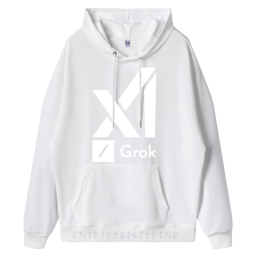 Grok Ai World Is Funniest Crewneck Sweatshirt Design Hoodies Long Sleeve Graphic Casual Hoodies Slogan Mens