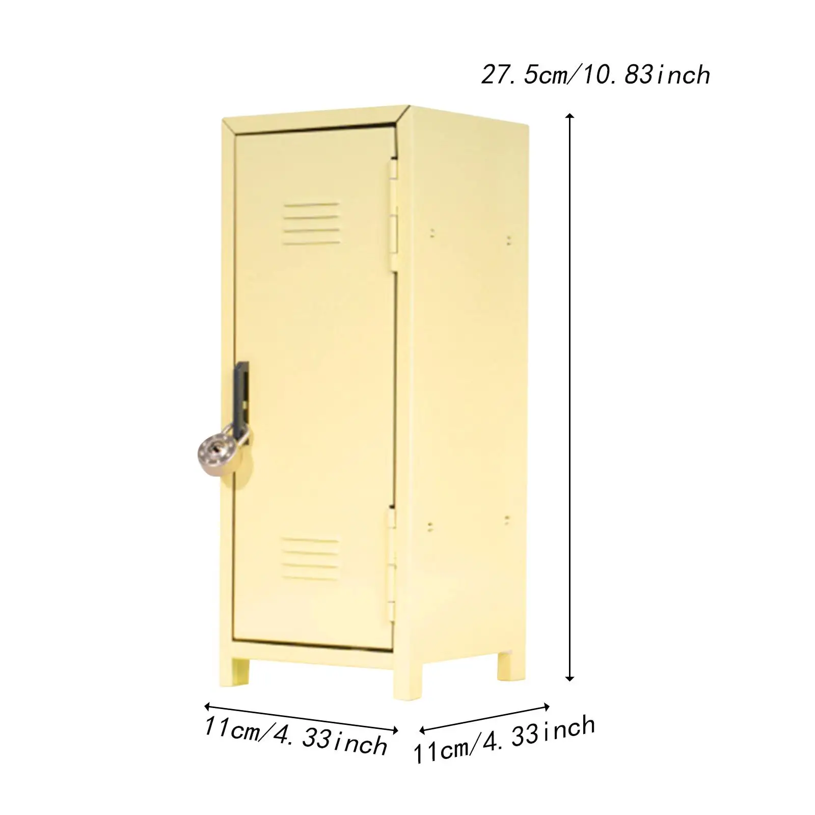 قفل حديد صغير مع قفل ومفتاح صندوق قفل لطيف للفتيات لألعاب مفاتيح المجوهرات #6