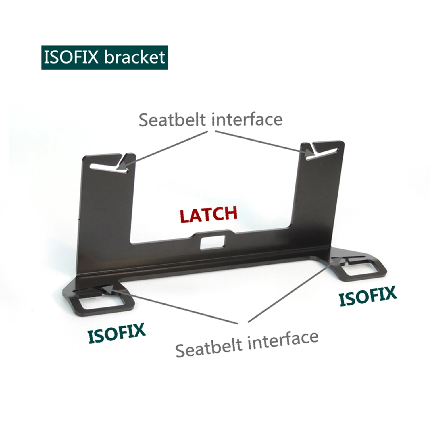 Universal Car Child Seat Restraint Anchor Mounting Kit Replacement for ISOFIX Latch Interface Bracket