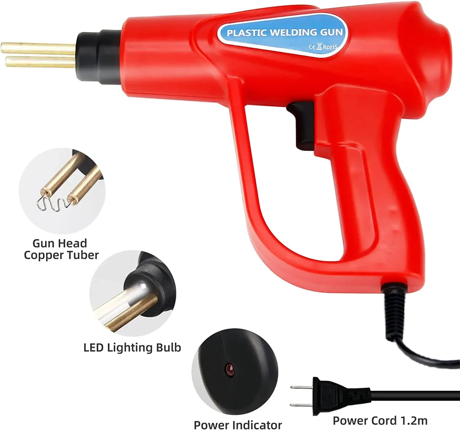 HOT Stapler Plastic Welder Heat Gun 70W/50W Plastic Welding Machine Bumper Soldering Iron Staples Bumper Repair Car Tools Kit