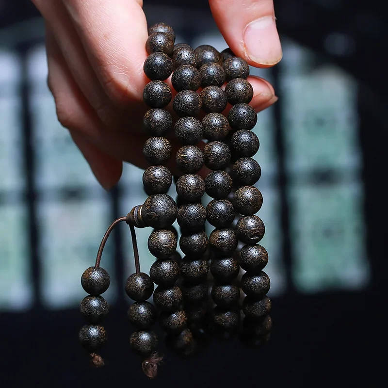 

Submerged Type Brunei Bracelet Buddha Beads 108 PCs 8mm Multi-Circle Necklace for Men and Women Crafts Ornament Wholes