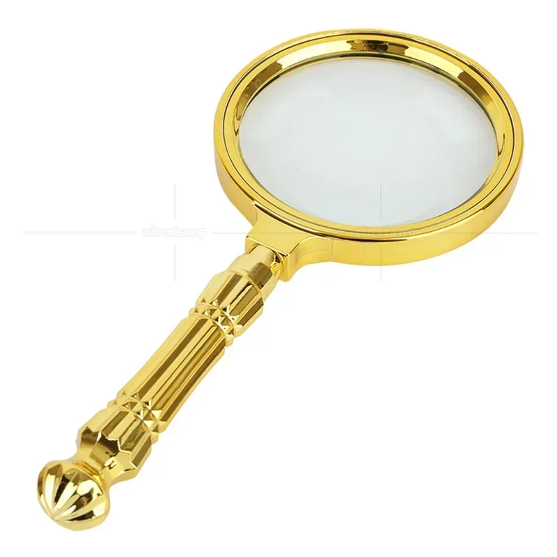 

Portable 10X Local Tyrant Gold Magnifying Glass Wholesale Optical Lens Gift Exhibition Market Stalls Hot Sales