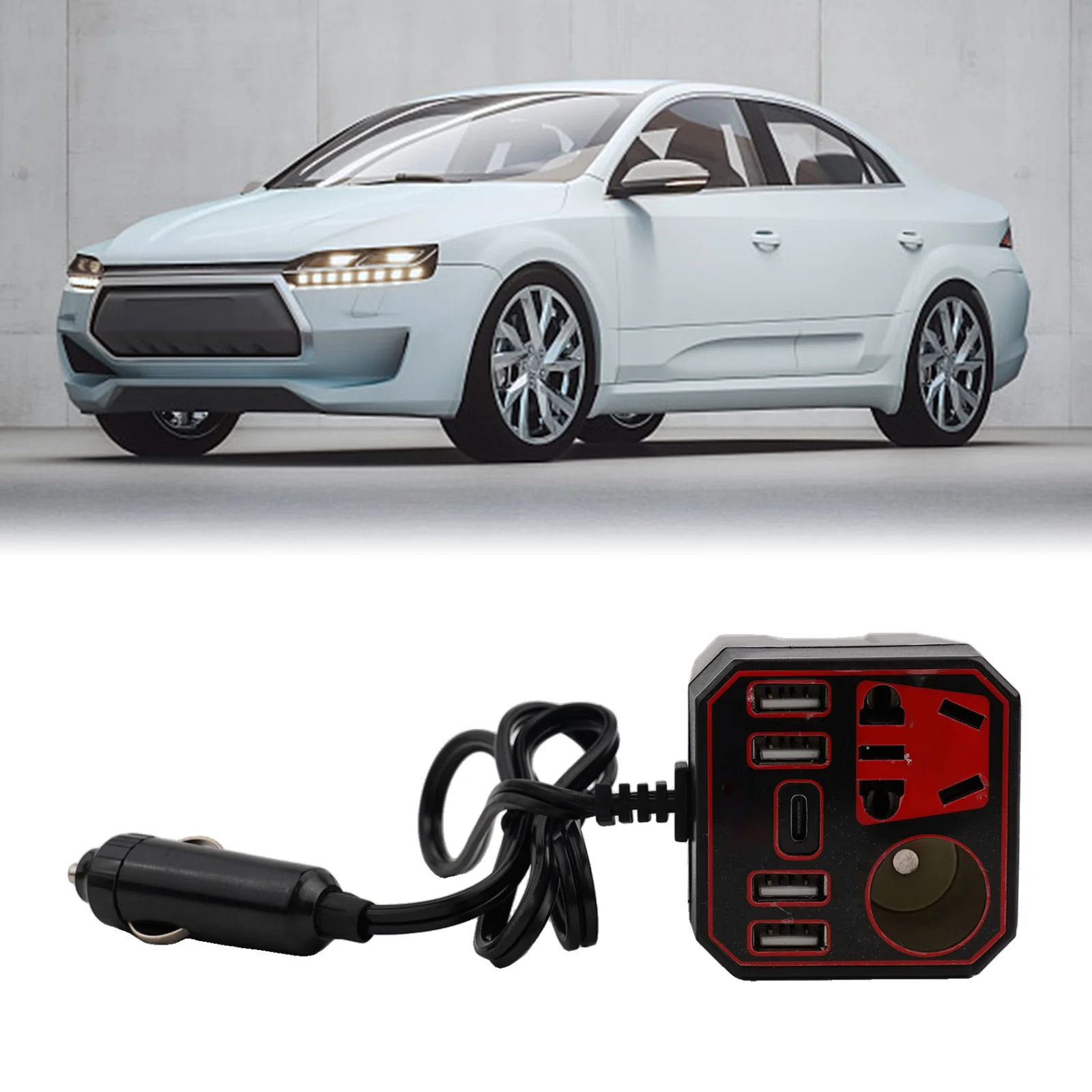 12V 24V Inverter Car Power Inverter High Universality Fitment for smart Automatic for power-off Chargeable On Multiple Devices