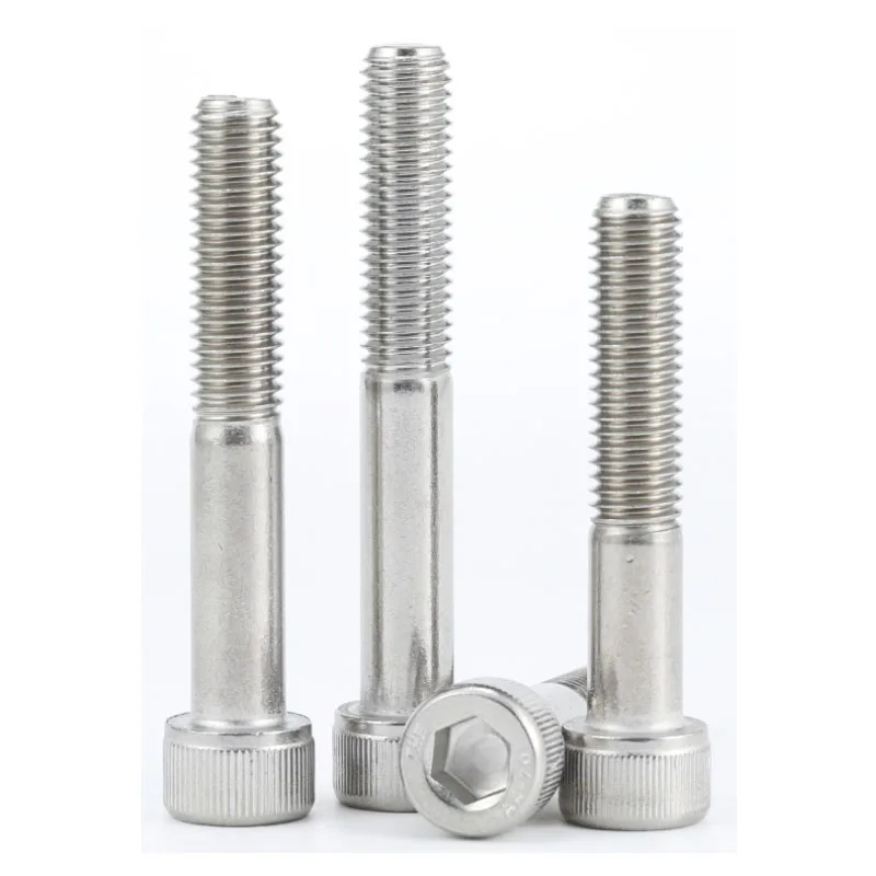 316 Stainless Steel Partially Threaded Hexagon Hex Socket Head Screws Allen Bolts Half Tooth Screw M5 M6 M8 M10 M12