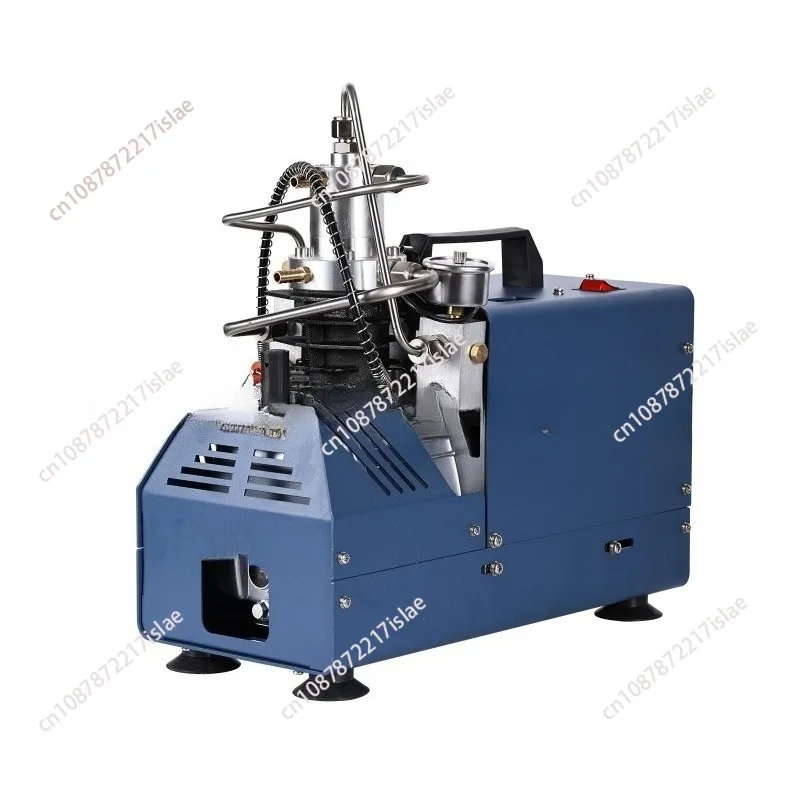 30MPa 40MPa Electric High Pressure Air Pump, Single-Cylinder Water-Cooled Compressor for Diving Inflatable Boat