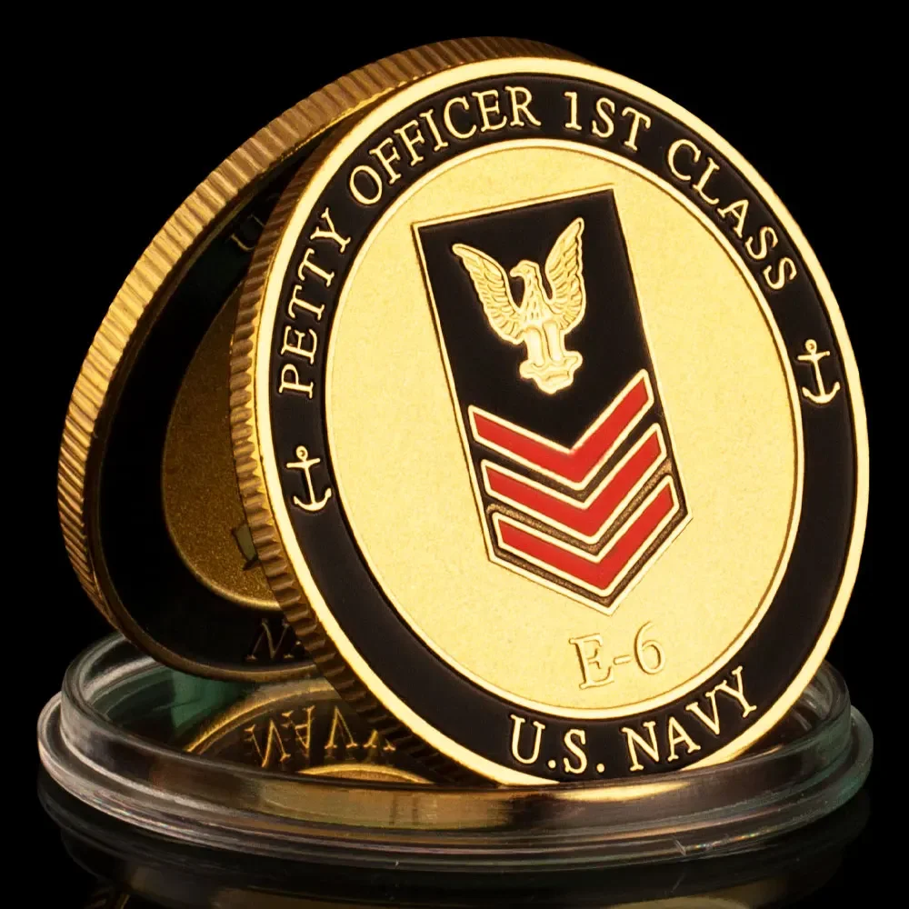 US Navy Challenge Coin Petty Officer 1st Class Commemorative Coins