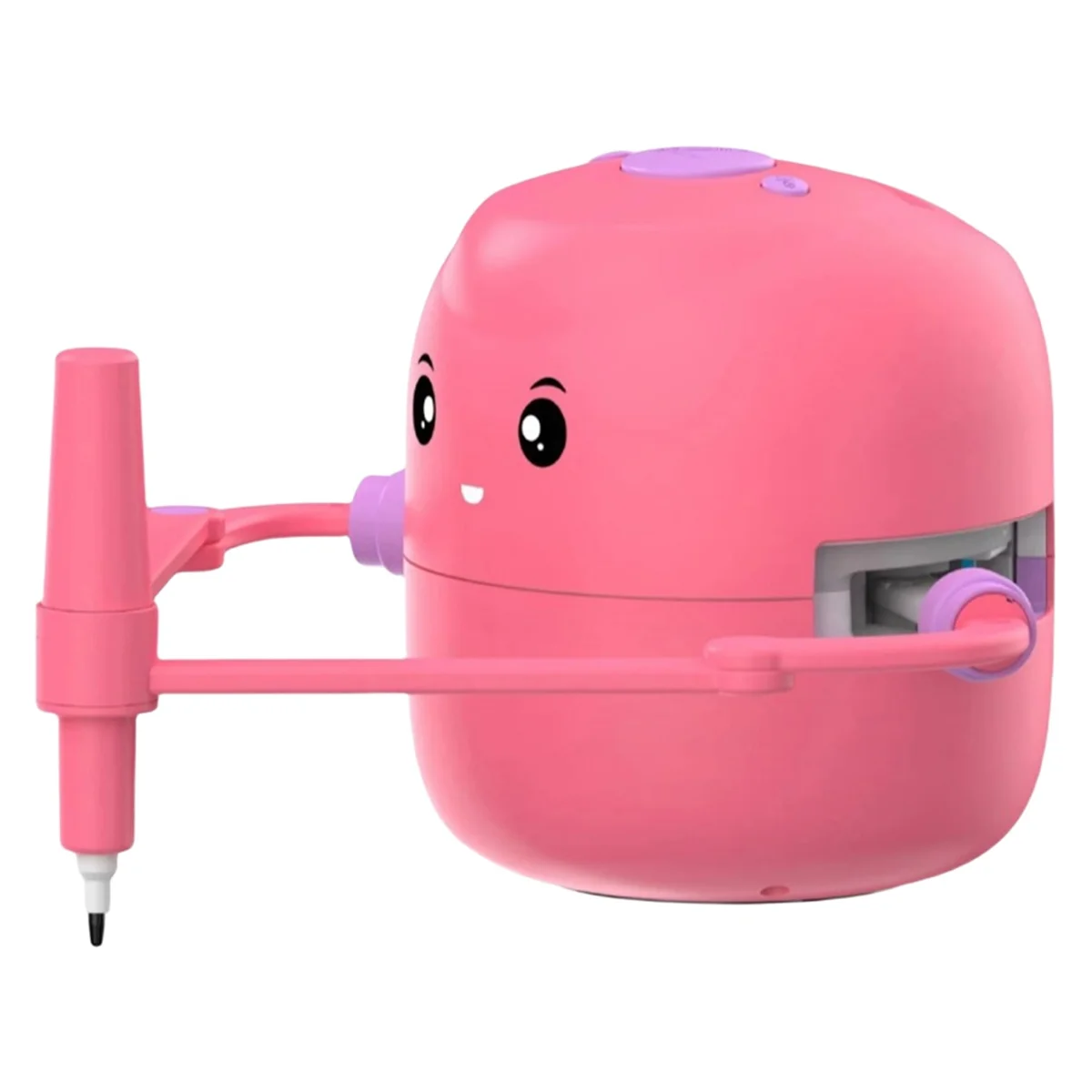 Qualität! Interaktives pädagogisches Zeichenroboter-Lernspielzeug mit 100 Karten, frühes Lernspielzeug für Mädchen und Jungen, Rosa