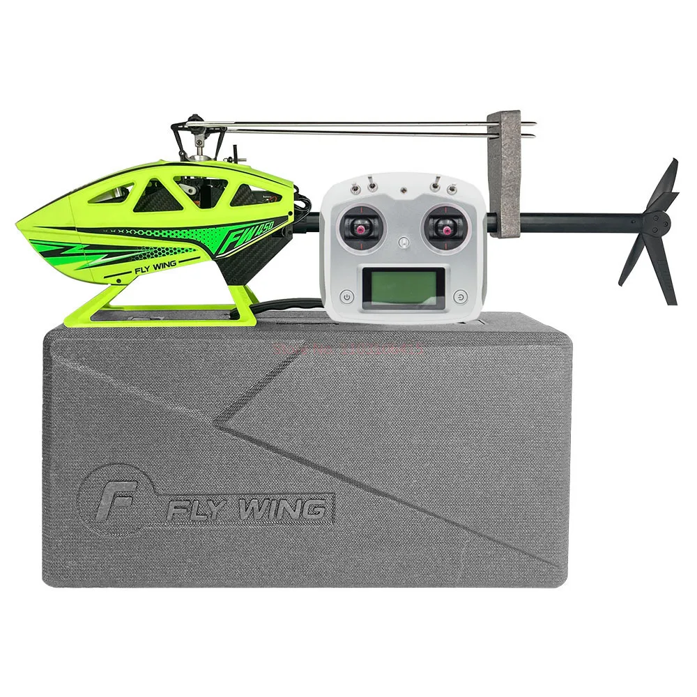 Flywing Rc Fw450l V3 6ch 3d Gps Rc Single Paddle Stunt Helicopter Model Fw450 Remote Control Brushless Helicopter Adult Boy Toys