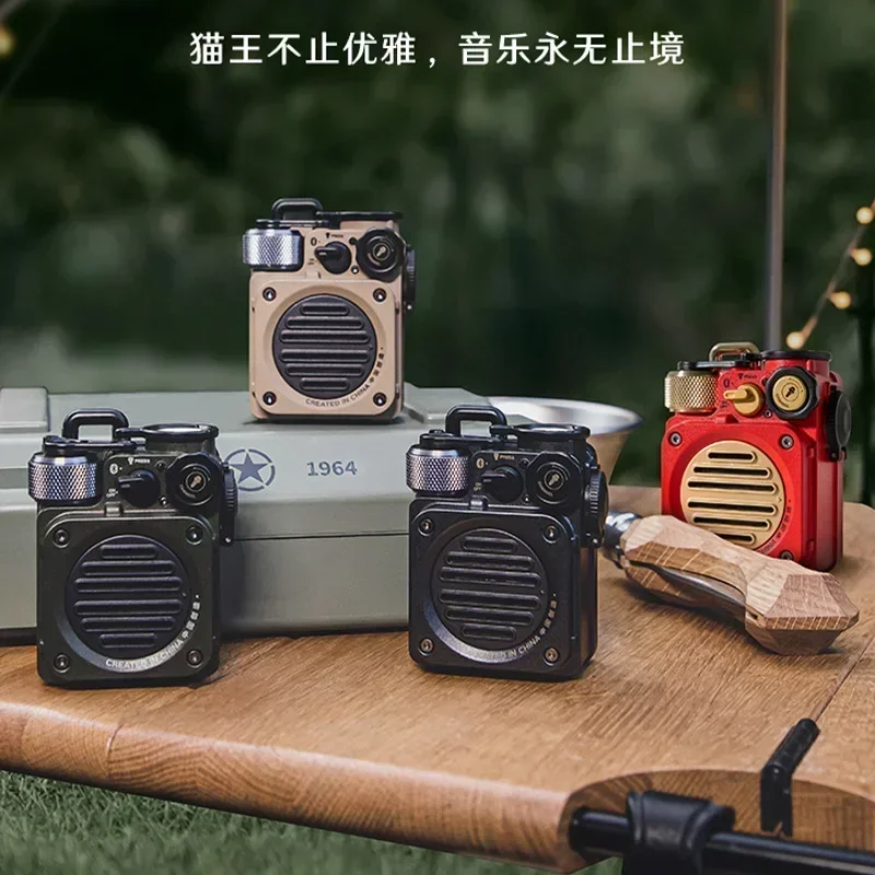 Mao King Muzen Wild Mini Speaker Wireless Bluetooth Mw-Pvx Outdoor Camping Portable Sound Subwoofer Bluetooth Waterproof Speaker