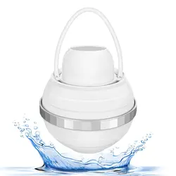 Purificador de agua con filtro de bola de baรฑo, filtraciรณn de 8 etapas, portรกtil, elimina el cloro para una piel y cabello mรกs saludables