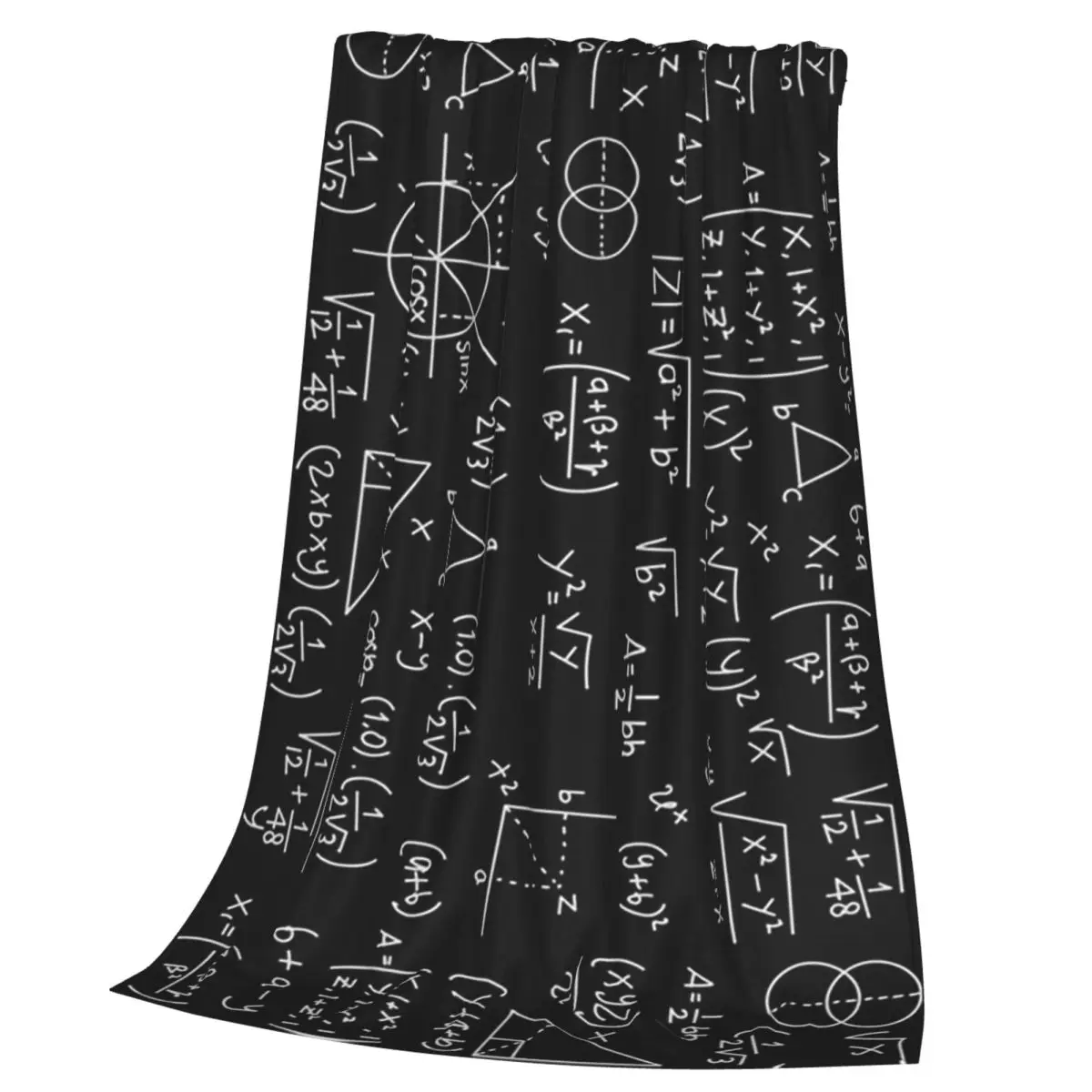 Math Formulas Blackboard School Geek Blankets Flannel Throw Blanket Bedspread for Bed Living room Picnic Travel Home Couch