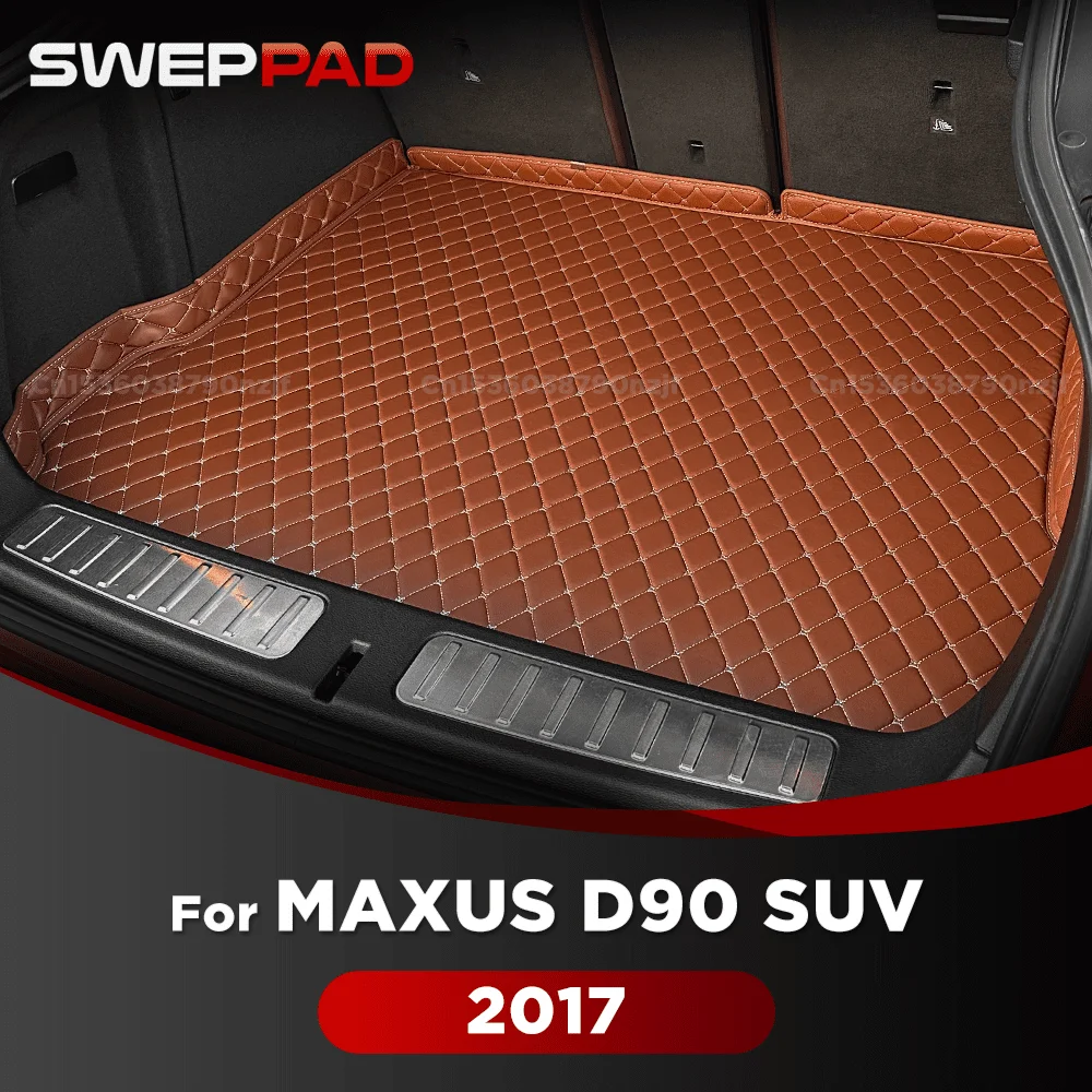 For MAXUS D90 2017 3D Car Trunk Mat Cargo Liner Carpet Interior Accessories Cover