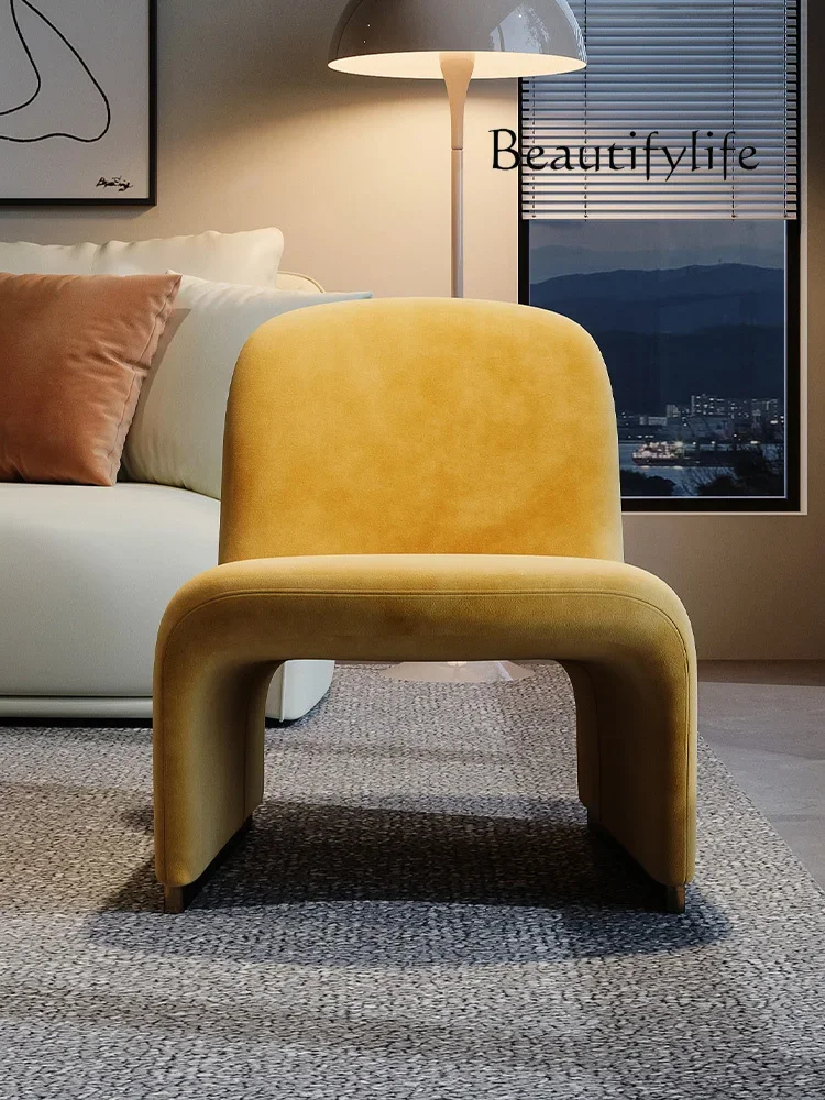 

Modern Simplicity with American Style Lazy Sofa Nordic Living Room Matching Furniture Combination Single-Seat Sofa Chair