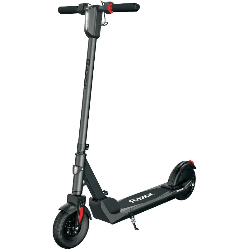 

Electric Scooter - 18 mph, 15 Mile Range, 8" Pneumatic Front Tire, Foldable Portable and Extremely Lightweight, Rear Wheel Drive