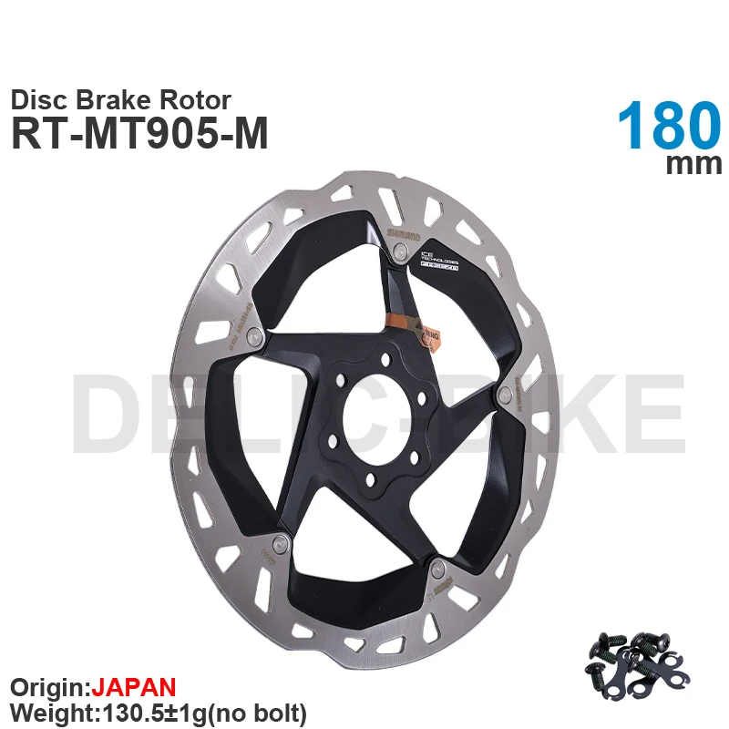 SHIMANO - 6-Bolt Type - Disc Brake Rotor  RT-MT905 - ICE TECHNOLOGIES FREEZA - 203/180 mm