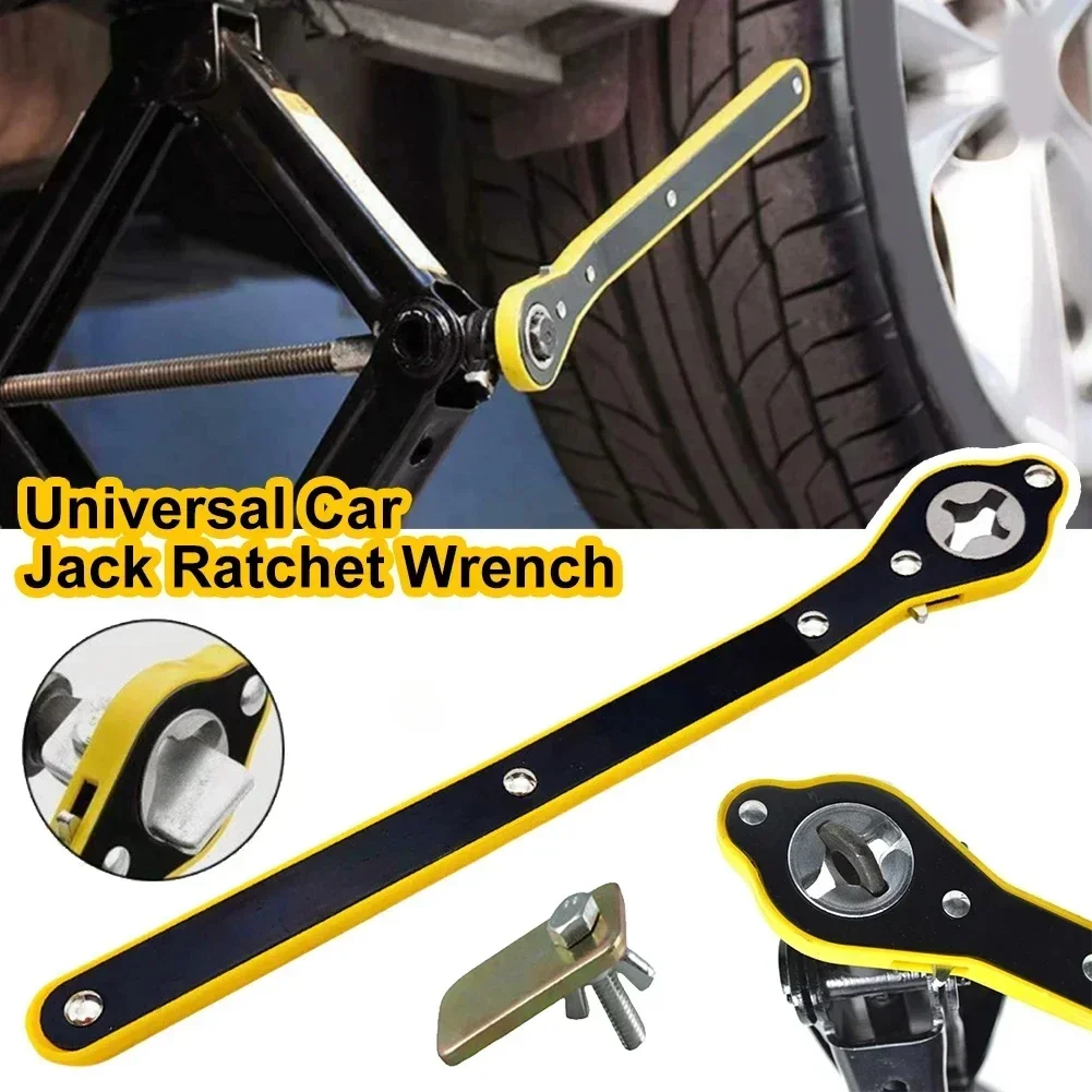 Car Mounted Small  Universal Crank Handle Accessories with  Tools Car Jack Handle Lever Labor-saving Wrench Tool