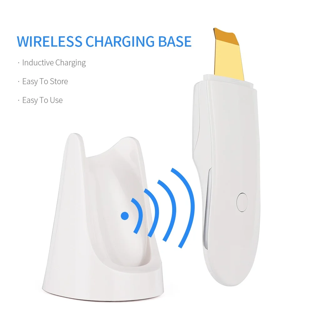 24 كيلو هرتز بالموجات فوق الصوتية الجلد الغسيل مع نانو ضباب ترطيب المسام جهاز التنظيف العميق الذهبي بالموجات فوق الصوتية آلة تقشير الوجه