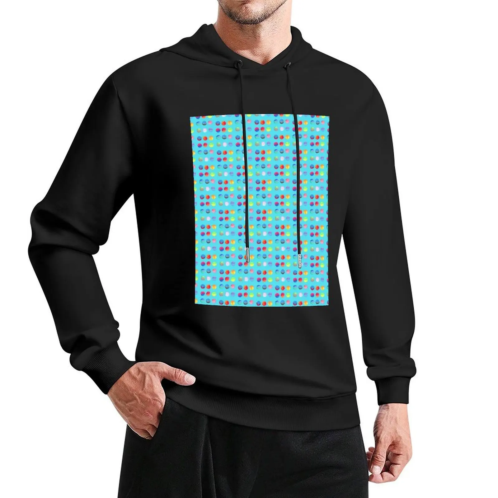 

Watercolor Dots Pullover Hoodie clothes for men mens clothes graphic hoodies