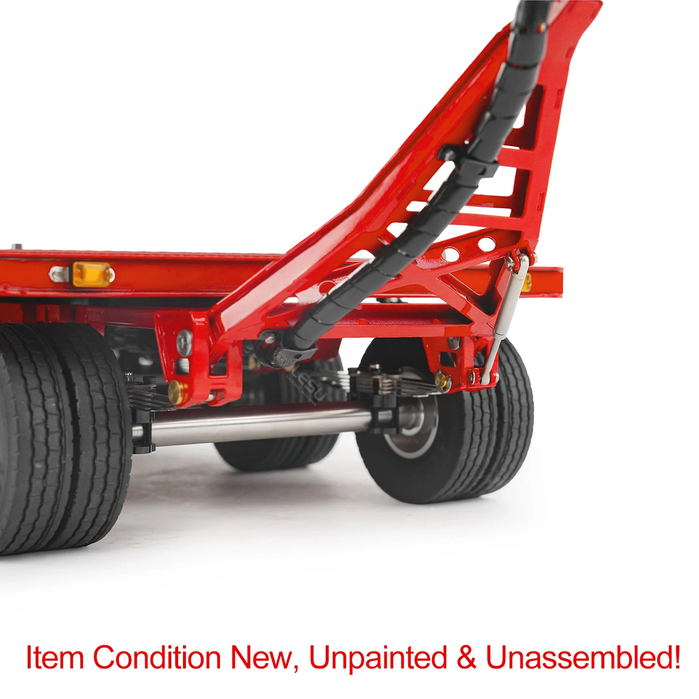 

Радиоуправляемый самосвал-прицеп LESU 1/14 с гидравлическим приводом, полностью готовый, с задними опорными ножками, 2-канальным насосом и клапаном, экскаватор-грузовик