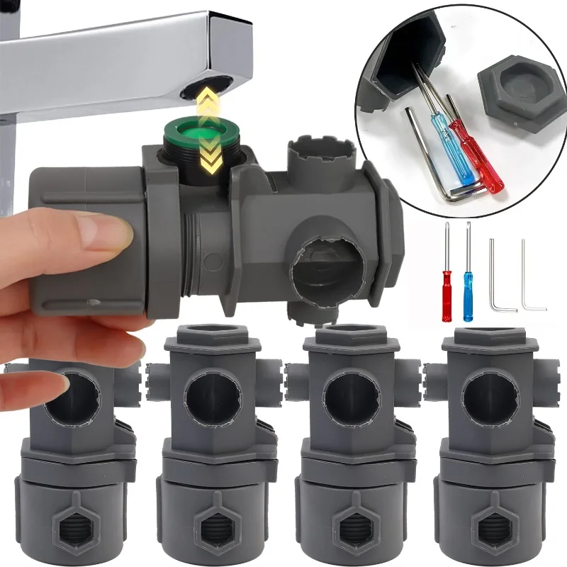 

All in 1 Faucet Bubbler Wrench Multi-Purpose Pipe Replace Fixing Wrenches Home Kitchen Bathroom Faucet Manual Maintenance Tools