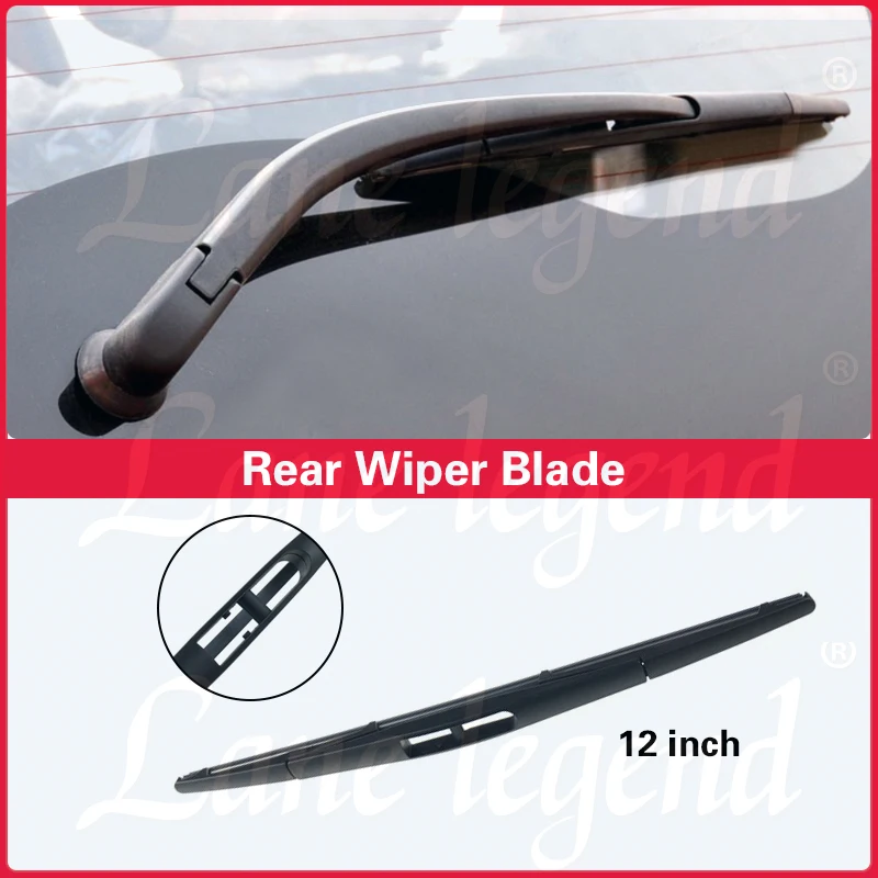 12" Rear Windshield Windscreen Washer Wiper Blade For Geely LC Panda Hatchback 2008-2017 Rear Window Rain Brush Car Accessories