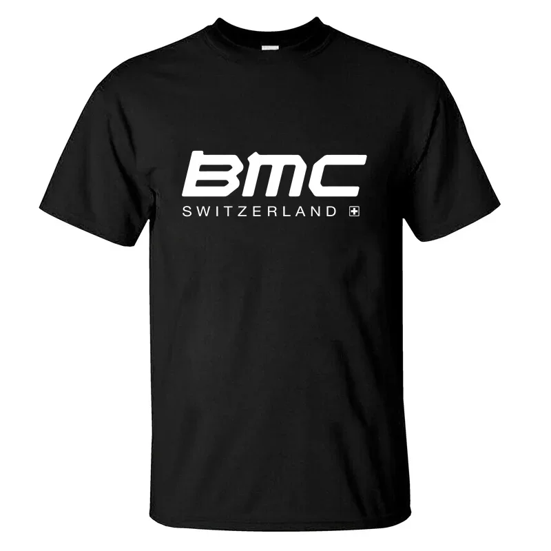 2024 Men T Shirt Casual Bmc Logo T-shirt Graphic Oversized Sports Tops Breathable Comfortable Streetwear S-3XL Cool Tee