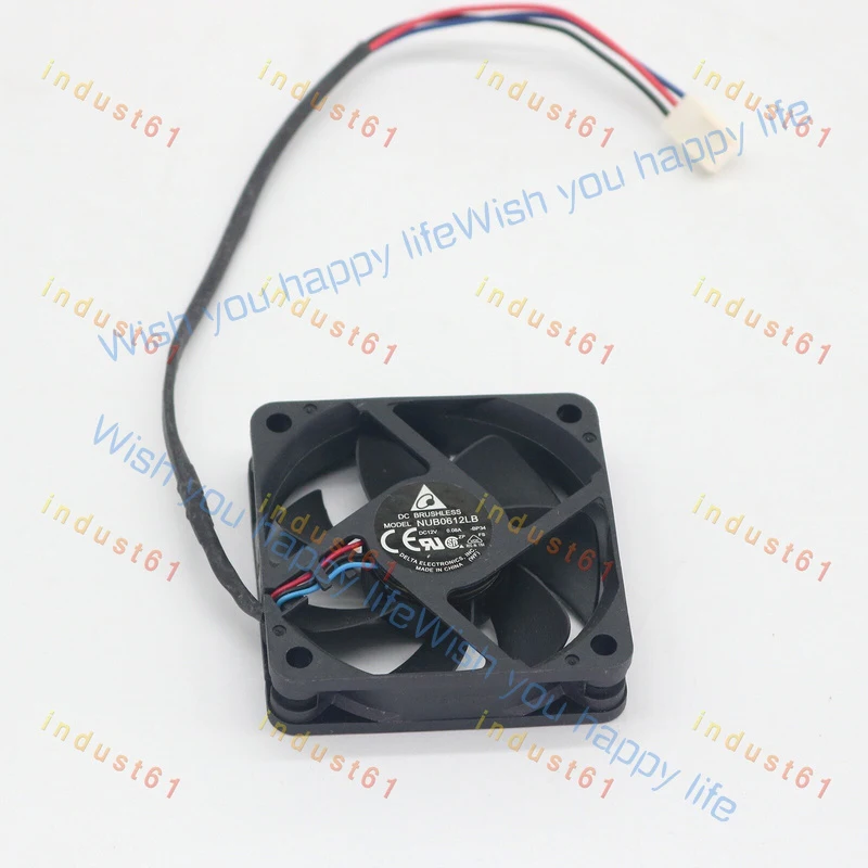 Z for New   NUB0612LB fan 6015 12V 0.08A 3pin Fast Delivery #rt