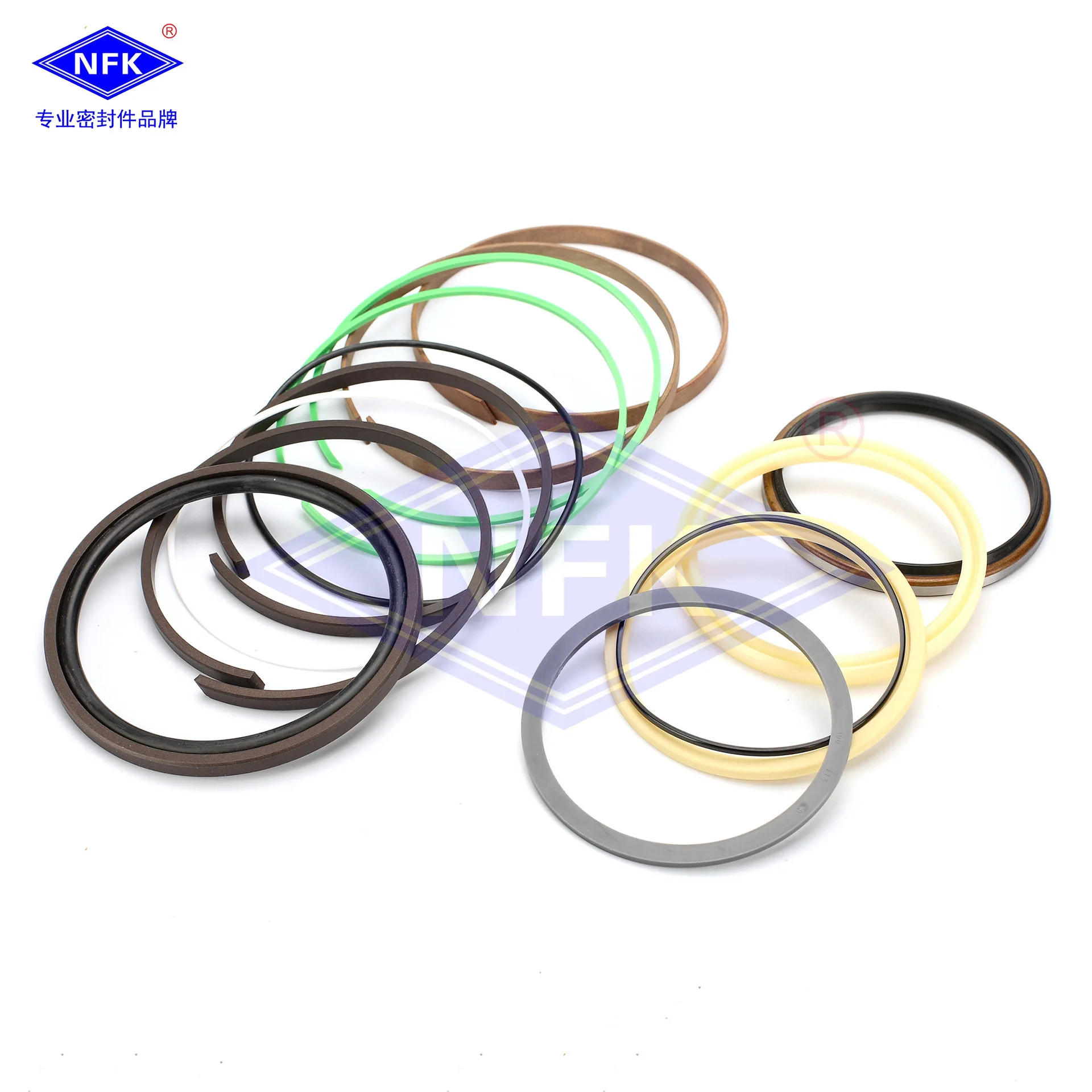 ZX250-3 Boom Middle Arm Bucket Oil Cylinder/Rod Wear Resistant Oil Seal Ring Seal Repair Kit