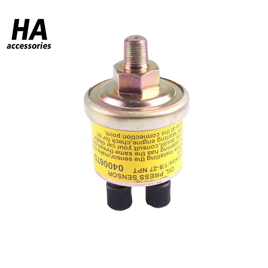 

HA Accessories Oil pressure sensor for gauges 1/8 NPT 0-150 PsI 10BAR 2 Pins