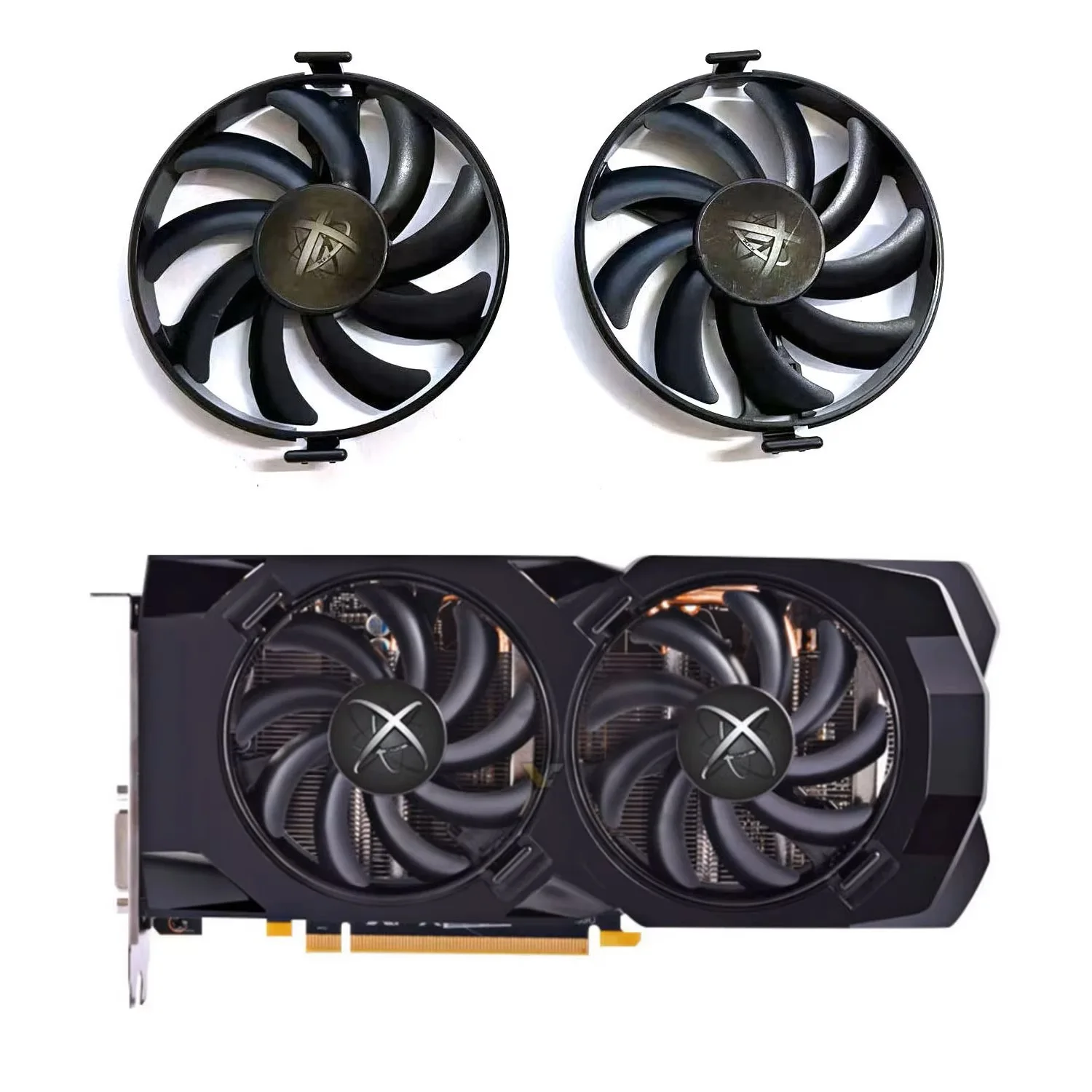 NEW DC10U12S9-C 4PIN RX 570 580 GPU fan for XFX Radeon RX580 RX570 RX470 RX480 RX470D graphics card
