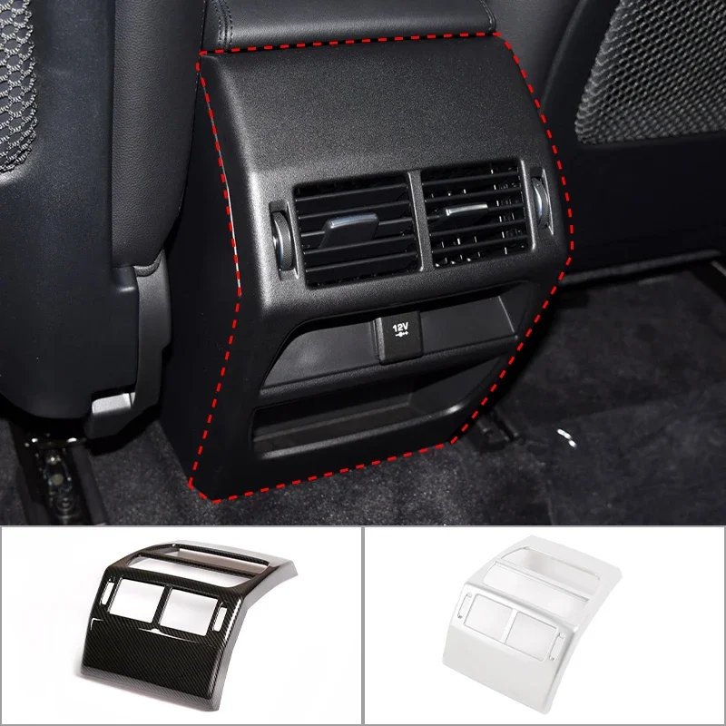 

Car Accessories Rear Air Condition Vent Outlet Armrest Box Cover Frame Trim Interior Styling For Jaguar E-Pace 2017 2018 2019