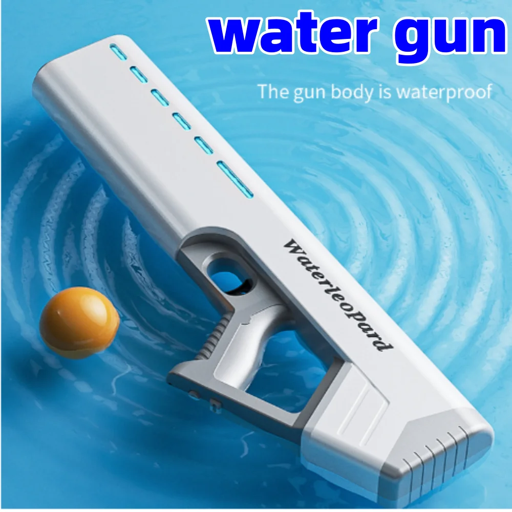 2024 Electric Repeated Water Gun Long Range High Pressure Outdoor Water Playing Toy Fully Waterproof Automatic Water Gun