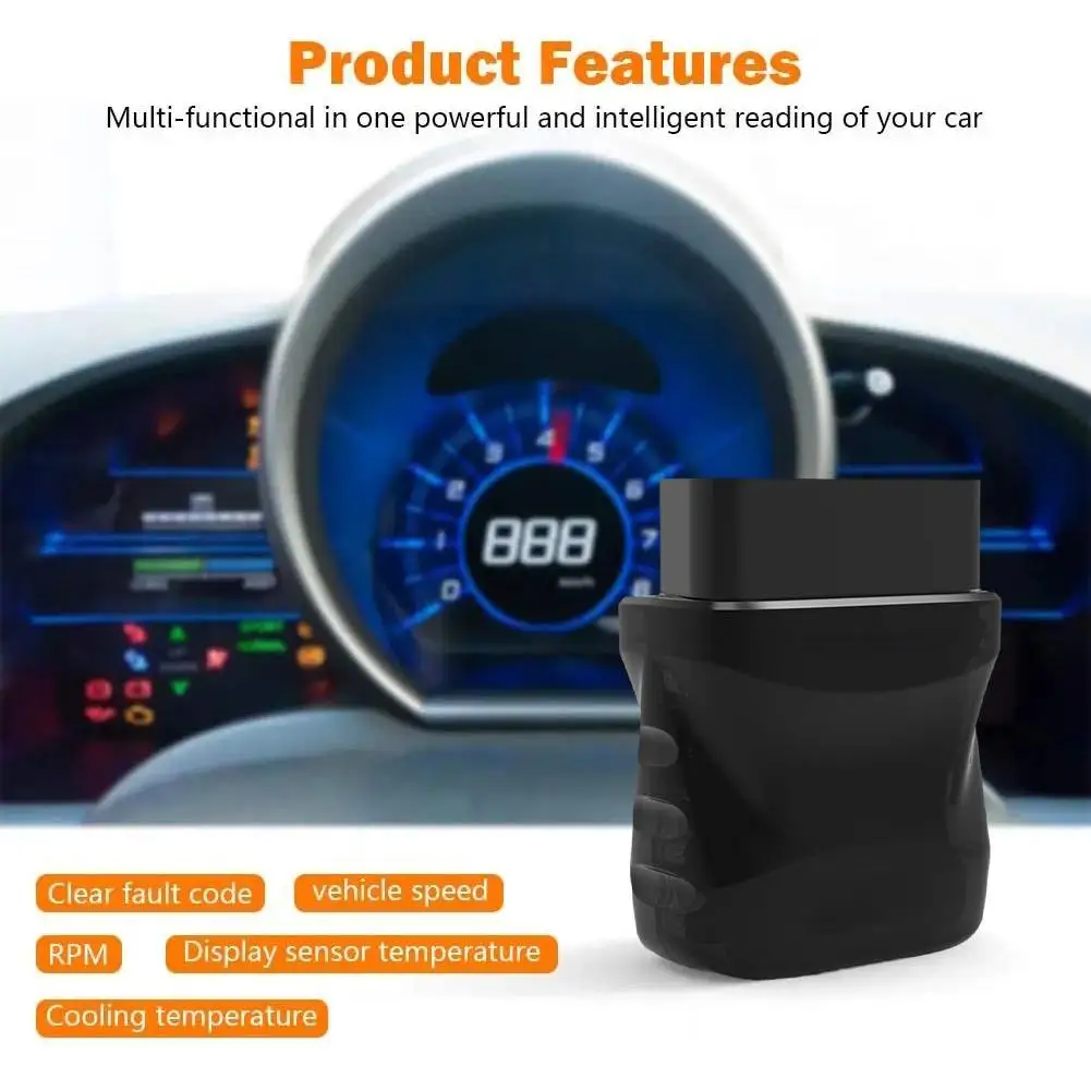 Elm327 V1.5 Obd2 Car Diagnostic Tool, Bluetooth 4.0 Obd2 Scanner, Wireless Obdii Engine Light Error Code Reader For Ios, An I1l2