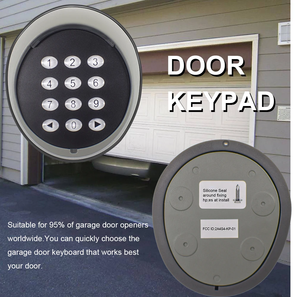 433.92MHz Access Control password Multi Function 433 transmitter receiver Wireless Keypad garage gate door opener