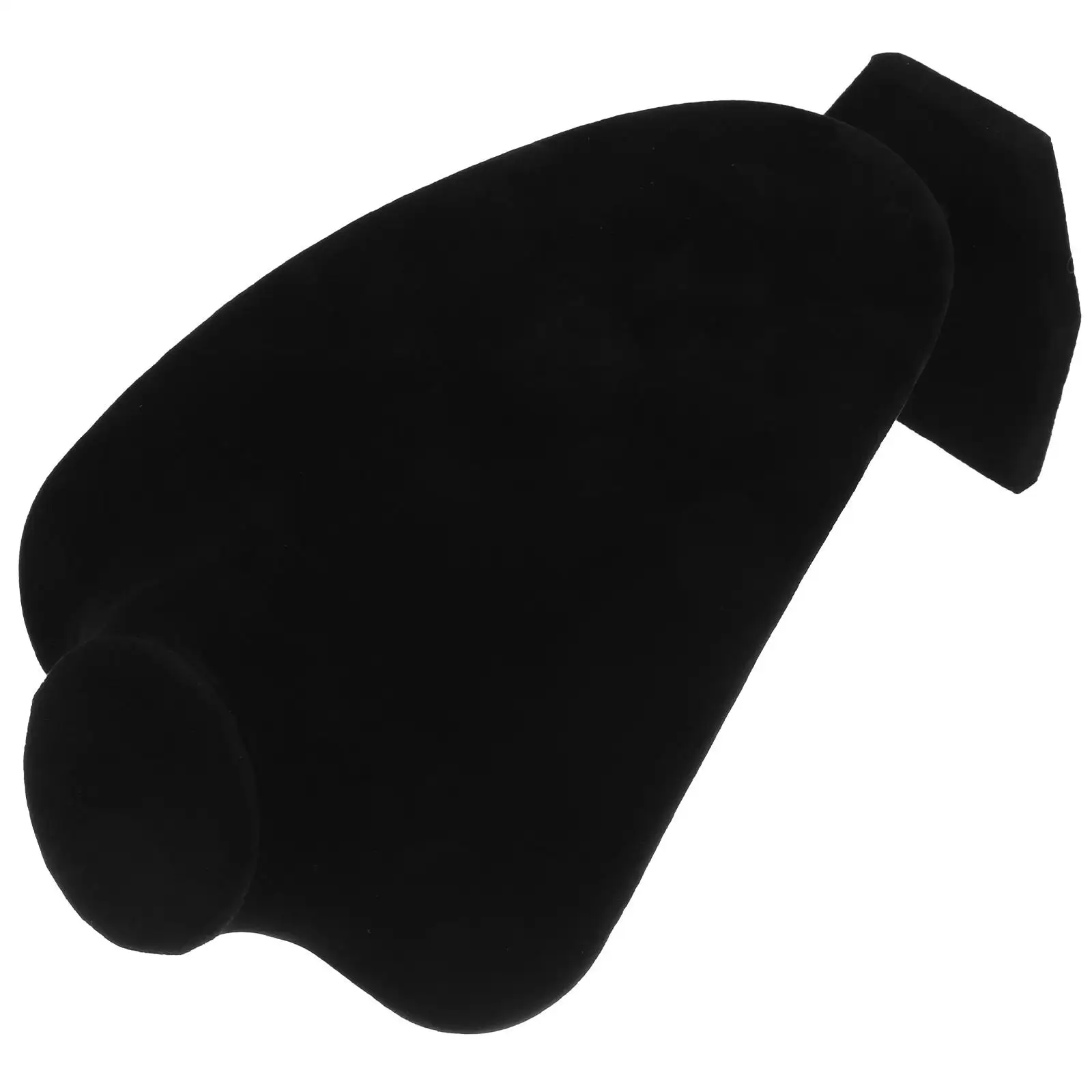 

Black 22x15cm Display Stand Necklace Holder Realistic Neck Mannequin Stable Base Storage Necklace Holder Stand Rack