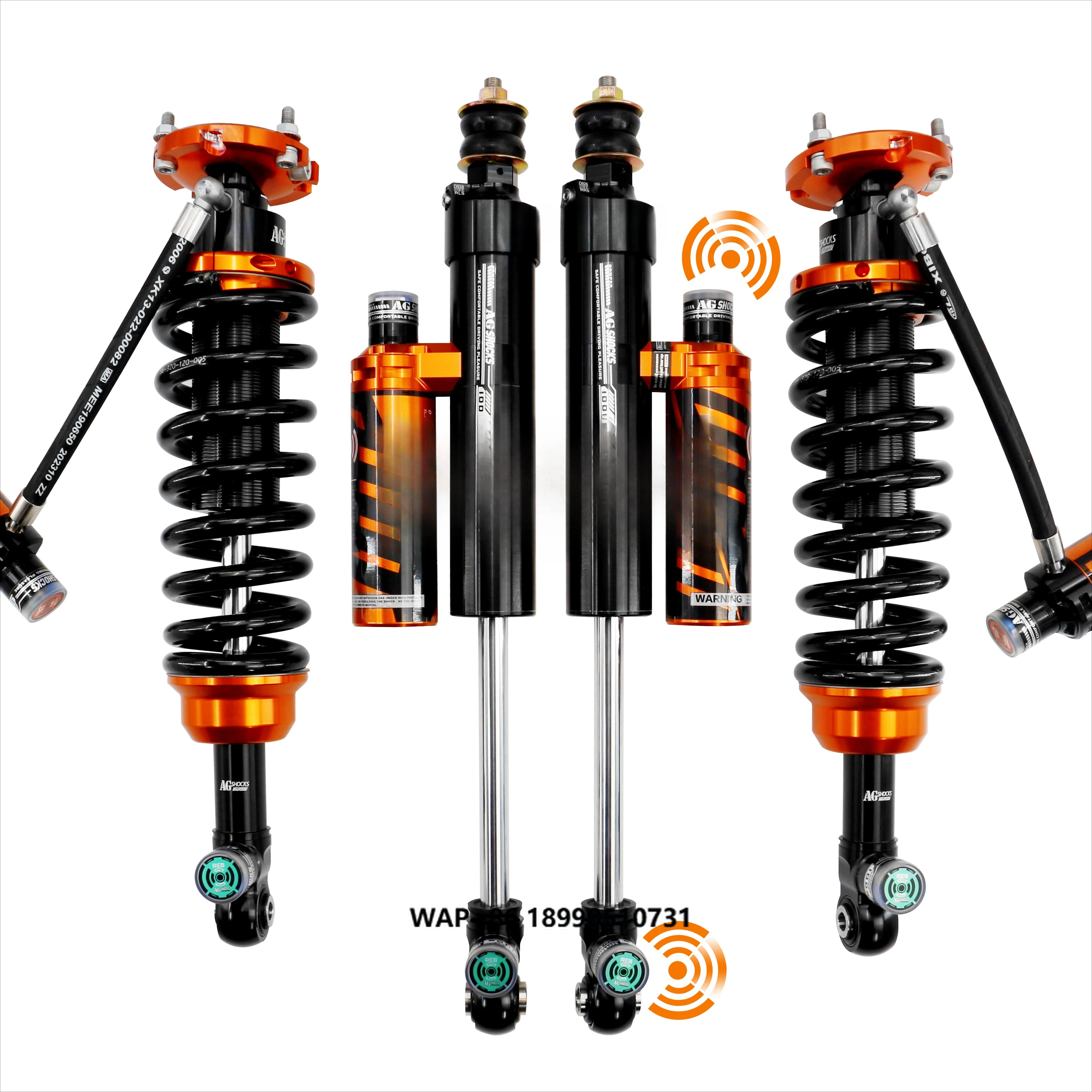 

fj lc120 lc150 fortuner Wireless Compression and Rebound Adjustable Suspension coilover Shock Absorber