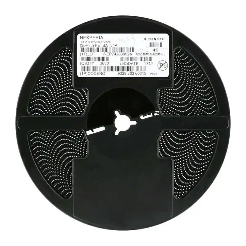 الأصلي BAT54A، 215 SOT-23 30V 200mA SMD شوتكي الثنائيات (20 قطعة) #4