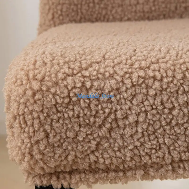 

U2JC Thick Plushie Chair Covers Armless Chair Slipcover for Dining Room Seats Soft and Elegant Stretch For Autumn and Winter