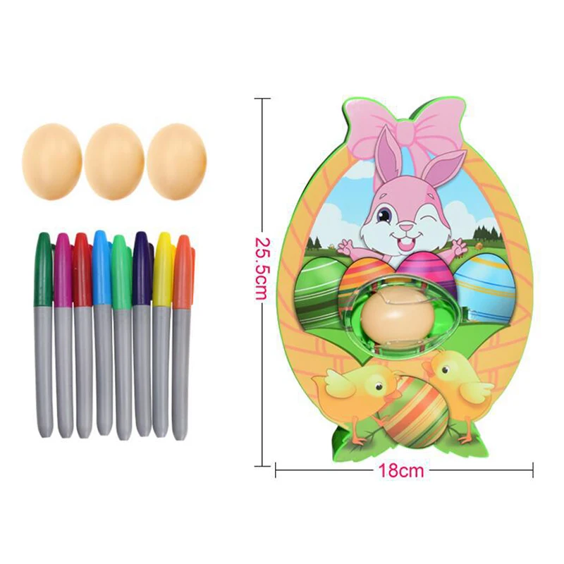 Montessori Kids Drawing Toys DIY Magic Easter Eggs Painting Toys Learning Educational Toys for Children Easter Gifts