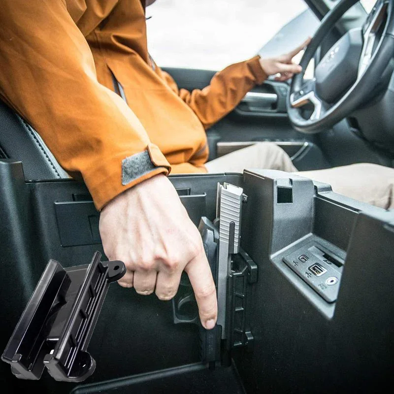 Imagem -04 - Tactical Magnetic Pistol Sling Shotgun Magnet Holder Pode Ser Instalado no Carro Cadeira de Escritório Uso Doméstico Cabeça Chata