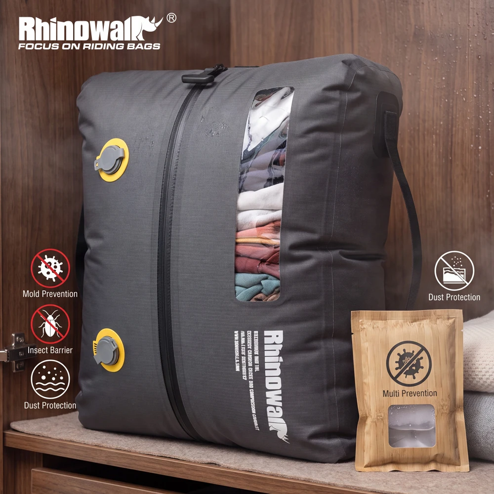 Rhinowalk 18L Waterproof Compression Dry Bag Airtight Valve Tear&Abrasion Resistant Pannier Liner for MT2040 MTR2050 accessories