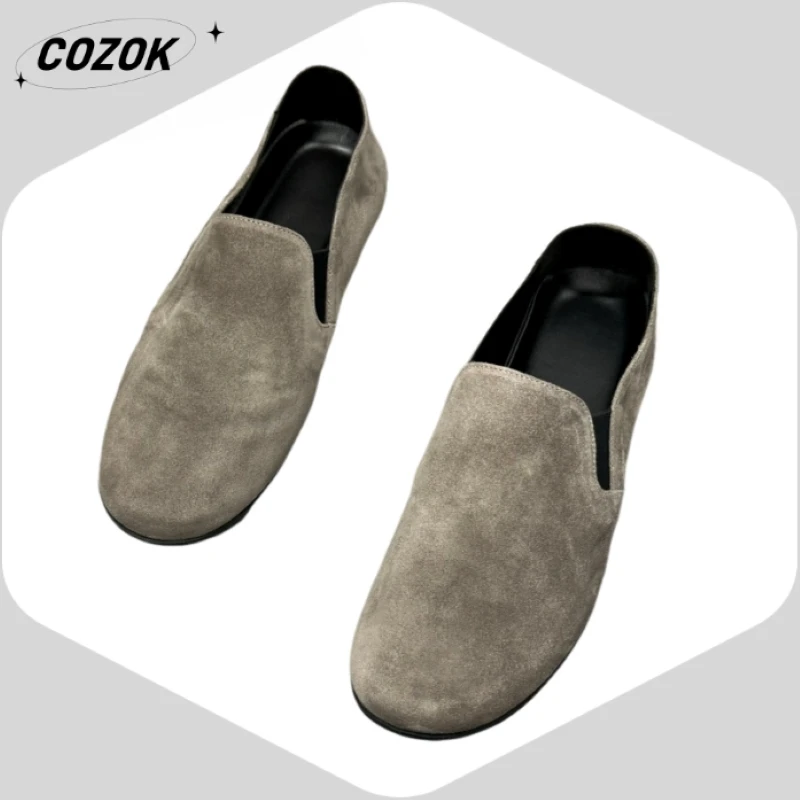 

25 Hot Selling European and American Style Advanced Genuine Leather Wear-Resisting Leisure Retro Shoes Handmade Shoes A040226