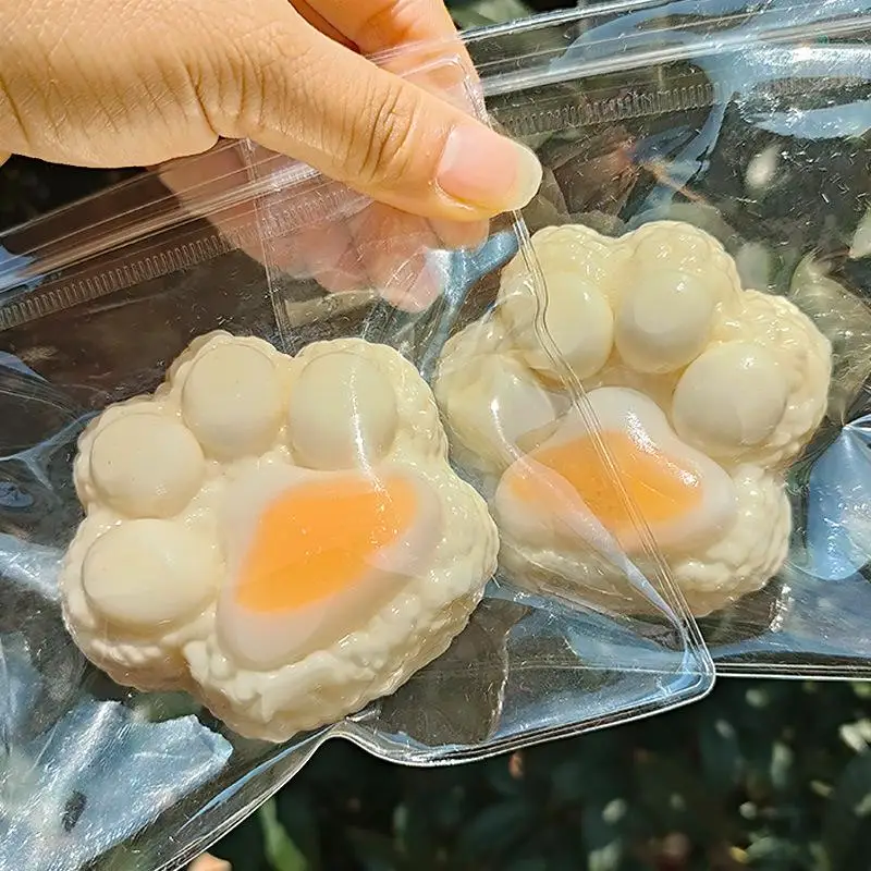 Cute Squeezing Toy Realistic Food-shaped Stress Relief Toy Adorable Squeezeable Foot Toy For Stress Relief