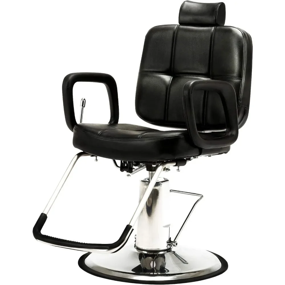 

Hydraulic Recline Barber Chair Salon Chair for Hair Stylist Heavy Duty Tattoo Chair Shampoo Beauty Salon Equipment Professional