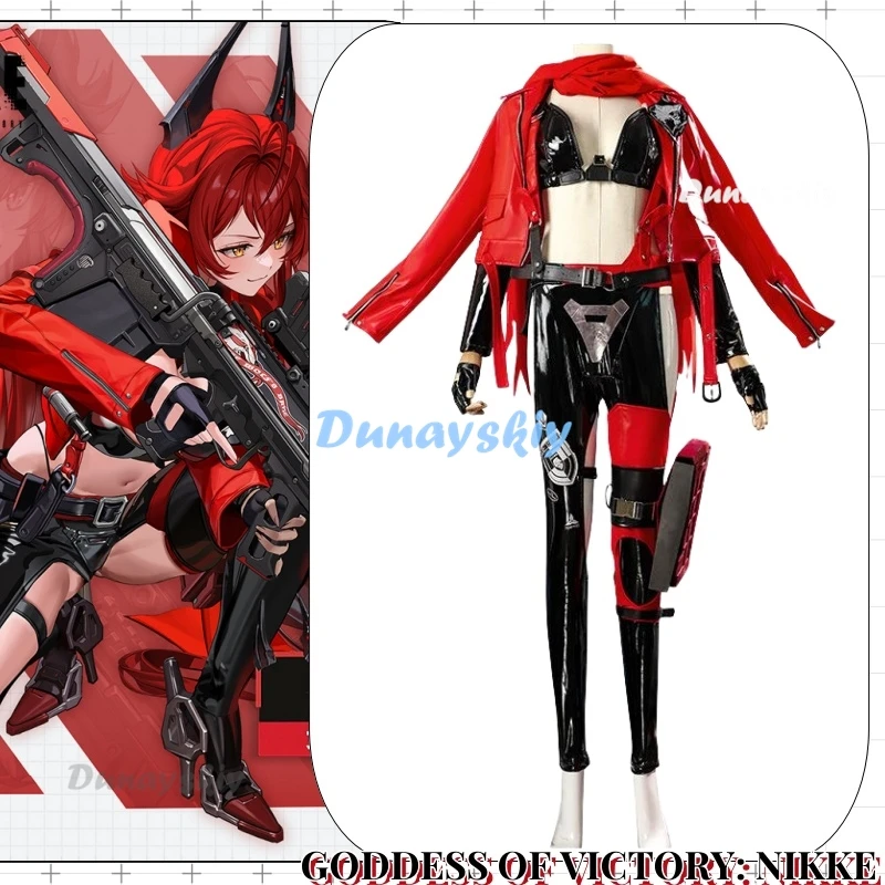 Anime Game GODDESS OF VICTORY: NIKKE Cosplay Costume Clothes Uniform Cosplay Little Red Riding Hood Halloween Party Sexy Woman