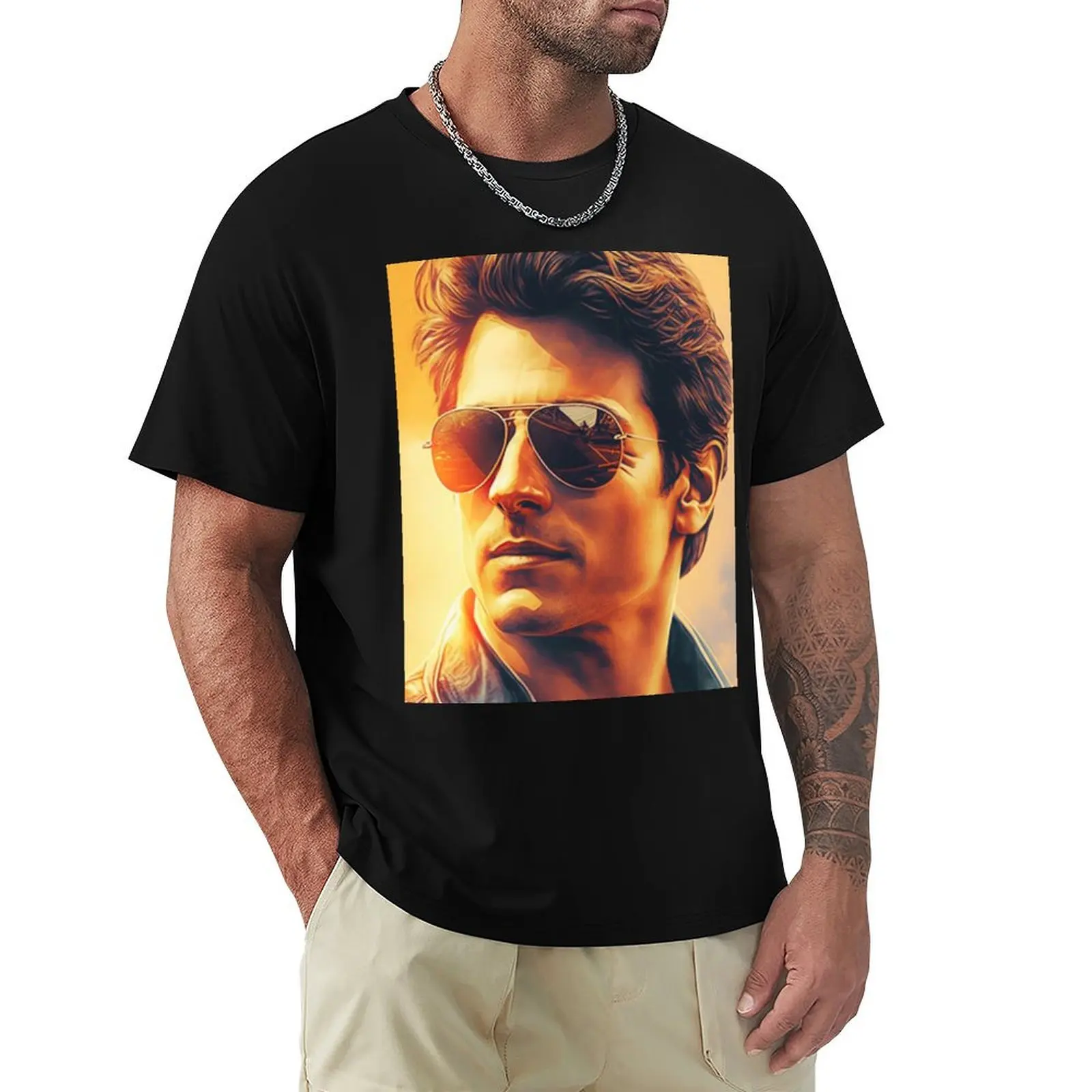 

Tom Cruise T-Shirt Casual Soft Cotton Short Sleeve Tee