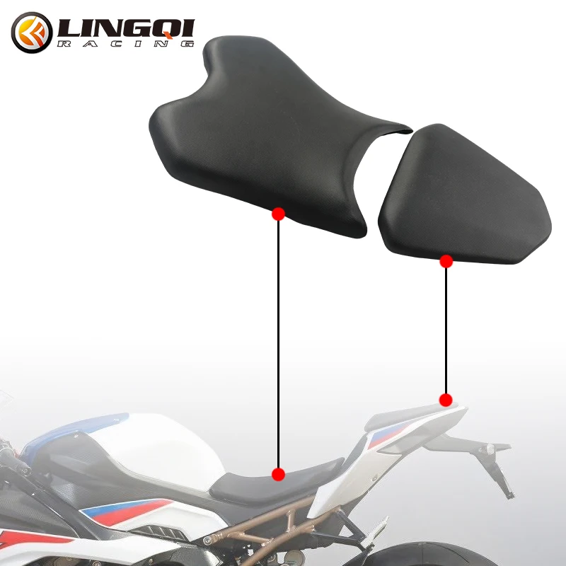 LESQUE YAMAH R6 Black Motorcycle Rider Driver Passenger Seat For Pit Dirt Bike Motocross Off Road Vehicle  Universal Rurable