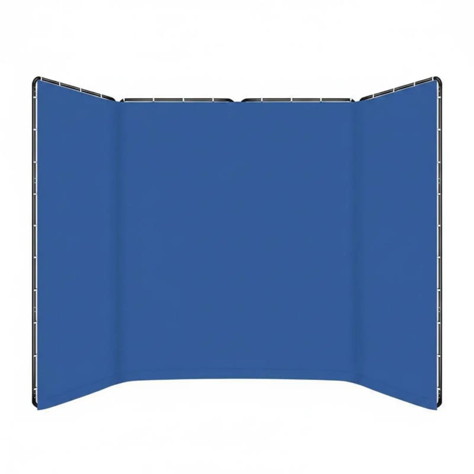 Large, foldable green backdrop, easy to transport, with stand