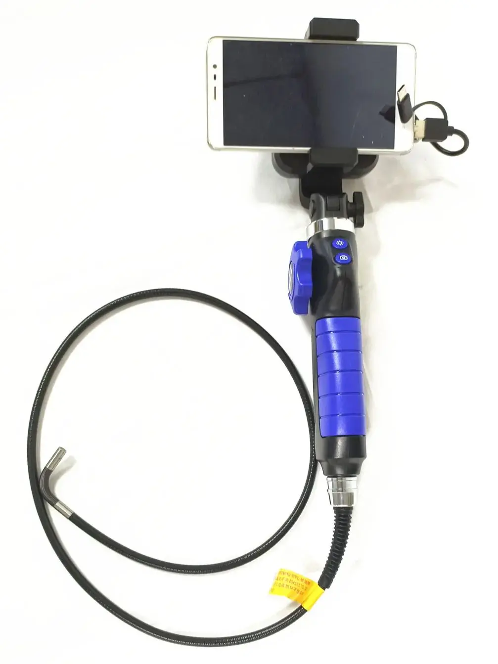 2MP 1080P 6mm 3in1 USB 3Meter 2 Weg Gelede 180 Graden Rotatie Steering Industriële Endoscoop inspectie Microscoop Camera - afbeelding 2