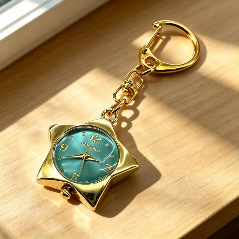 Charm Neutral Style Fashionable Simple Star Shaped Pendant Quartz Watch Steampunk Men's And Women's Pendant Gift